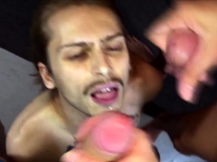 Skinny Hippy Sucking Cock
