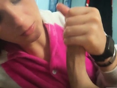 Step Sister Makes Me Squirt With Her Hand And Mouth