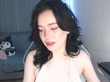 Amateur busty brunette masturbates and does hand job