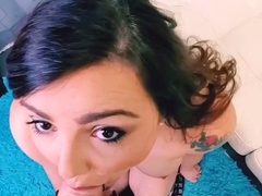 Big Cocks porn video – Big Tit Brunette Sucks A Big Cock POV
