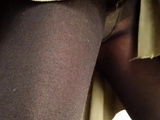 MILF in Pantyhose Masturbates with Vibrator to Orgasm on Web