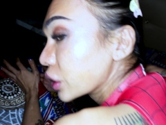 Spiderman Theme Asian Ladyboy Anal Fuck